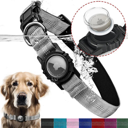 PawTrace™ - Airtag Dog Collar with Waterproof AirTag Case