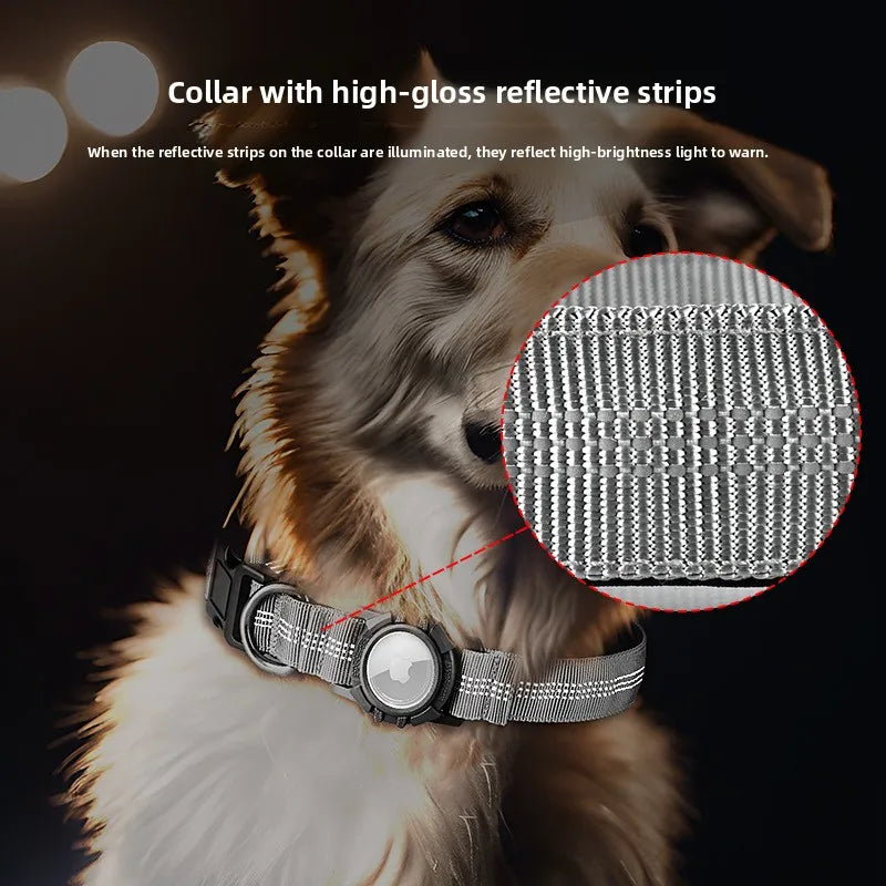 PawTrace™ - Airtag Dog Collar with Waterproof AirTag Case